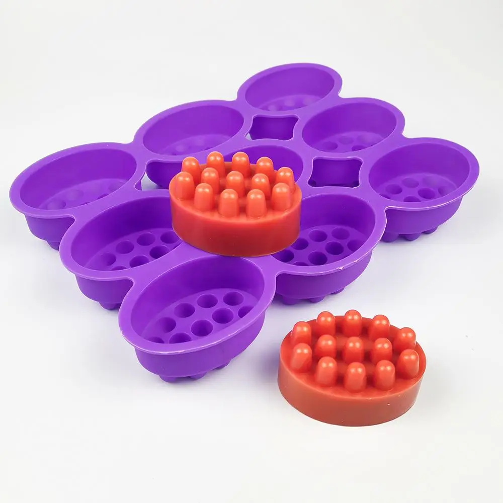 2 Hole Silicone Soap Mold Oval - Soap Making Kit For Beginners recension och pris