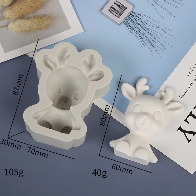 1-10PCS Christmas Reindeer Sil - Soap Making Diy Kit recension och pris