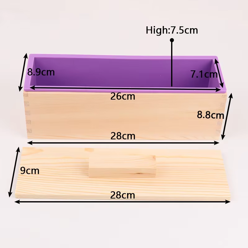 1200ml Rectangle Silicone Soap - Soap Making Kit For Beginners recension och pris